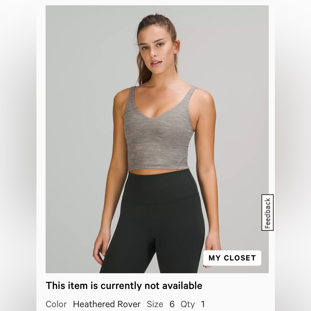 lululemon Yoga Align Tank Top
